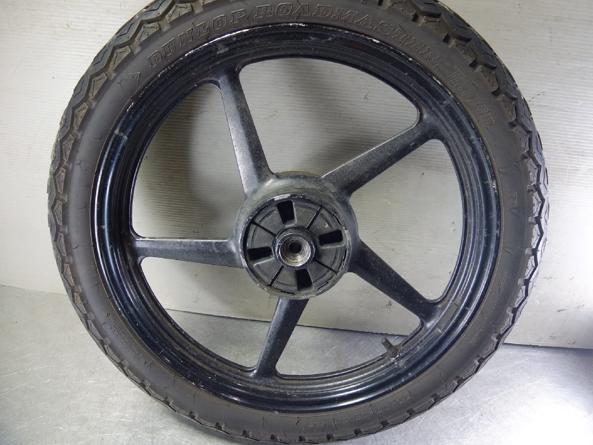 リア YB125SPリアホイールをチューブレス用18インチに交換後編 18