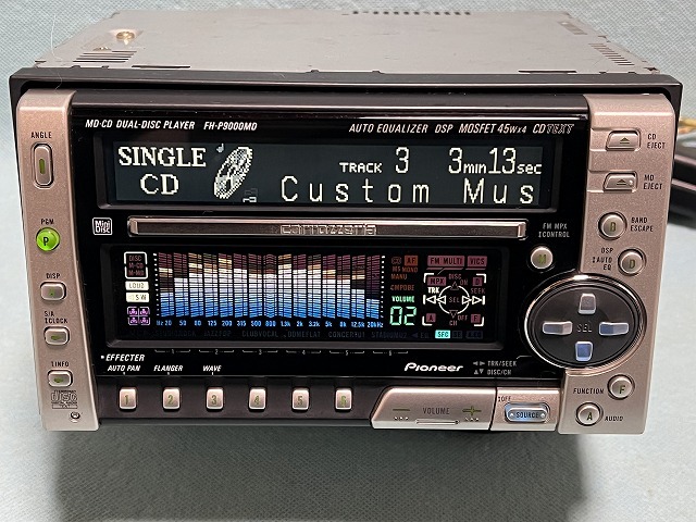 カロッツェリア CD/MDプレイヤー FH-P9000MD 1999年 当時物 FH-P9000MD