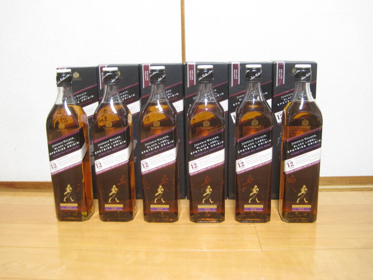 ☆未開栓 ジョニーウォーカー スペイサイドオリジン 700ml 6本セット
