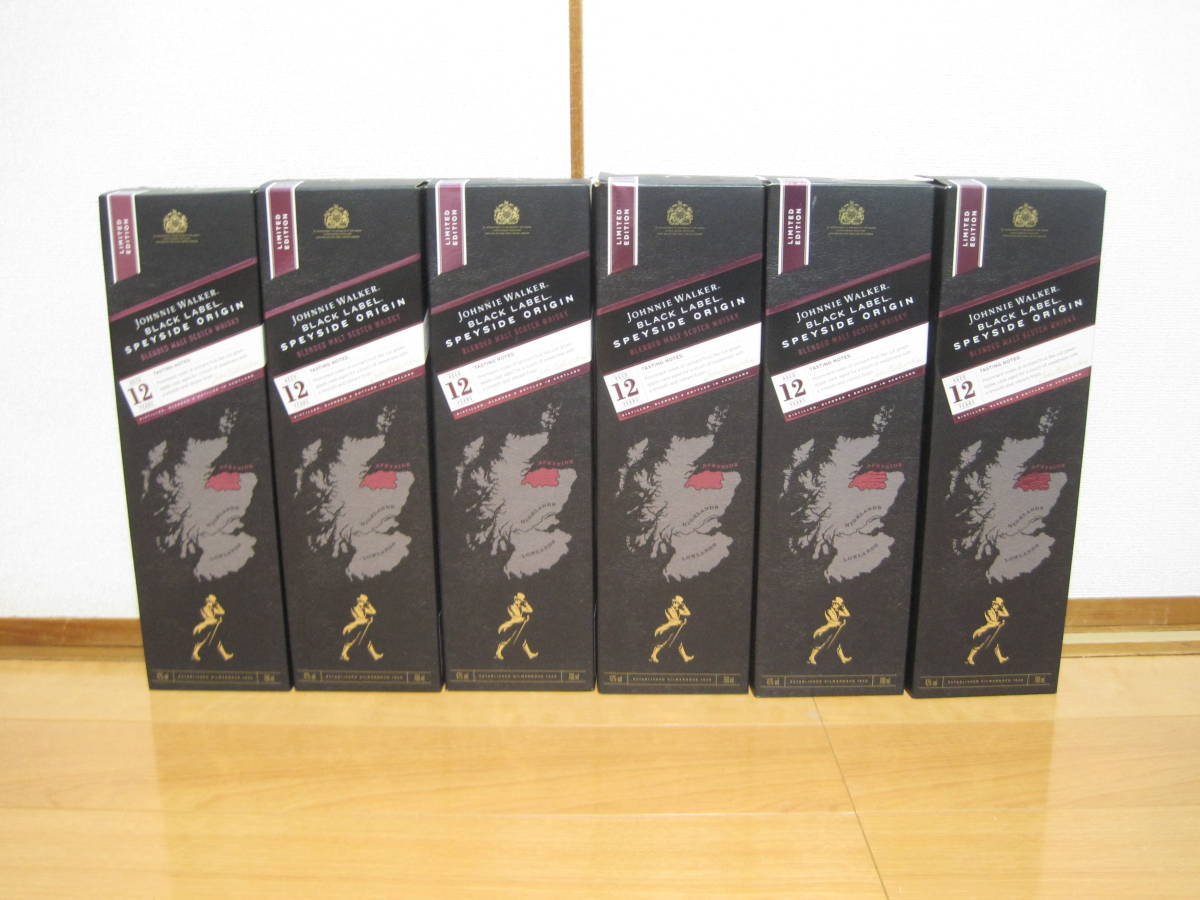 ☆未開栓 ジョニーウォーカー スペイサイドオリジン 700ml 6本セット