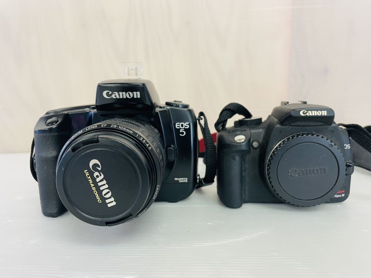 2点】Canon キャノン EOS5 フィルムカメラ kiss digital N デジタル