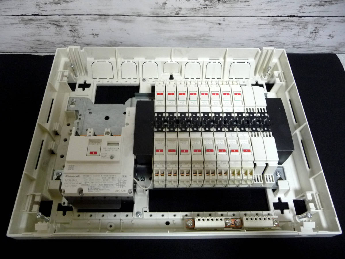◇Panasonic製 分電盤/BQR86164/主幹用漏電ブレーカABF型:ELB3P60A 