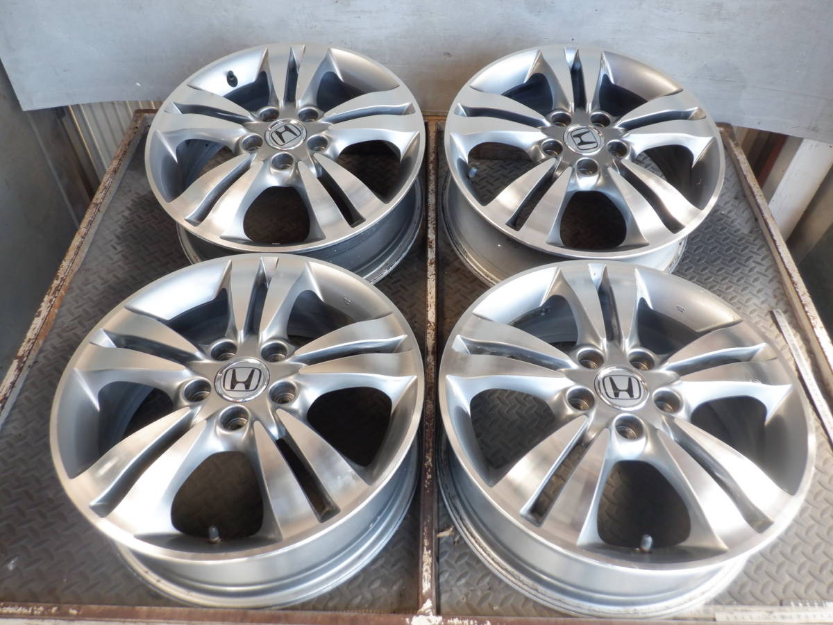 中古 ホイール ホンダ 4本セット 18インチ 7.0J×18+55 PCD 4