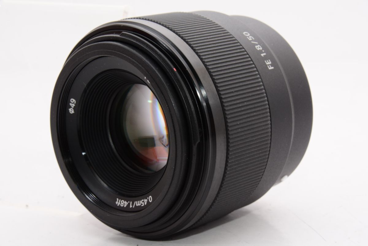 50mm F1.8 E [Product #21356 ☆極上品☆ 【外観特上級】☆元箱、