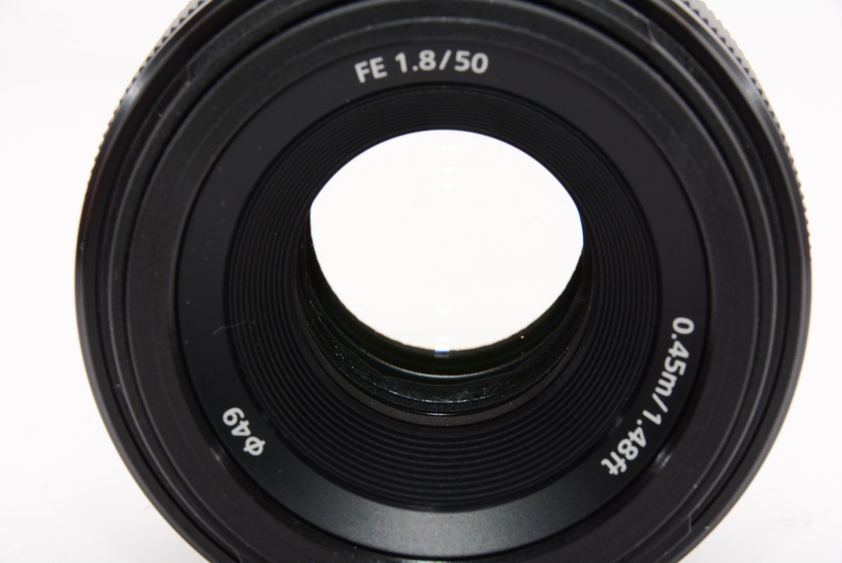 50mm F1.8 E [Product #21356 ☆極上品☆ 【外観特上級】☆元箱、