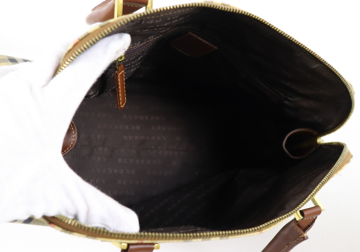 バーバリー BURBERRY ノバチェック ハンドバッグ ⁄ - ミニボストン 