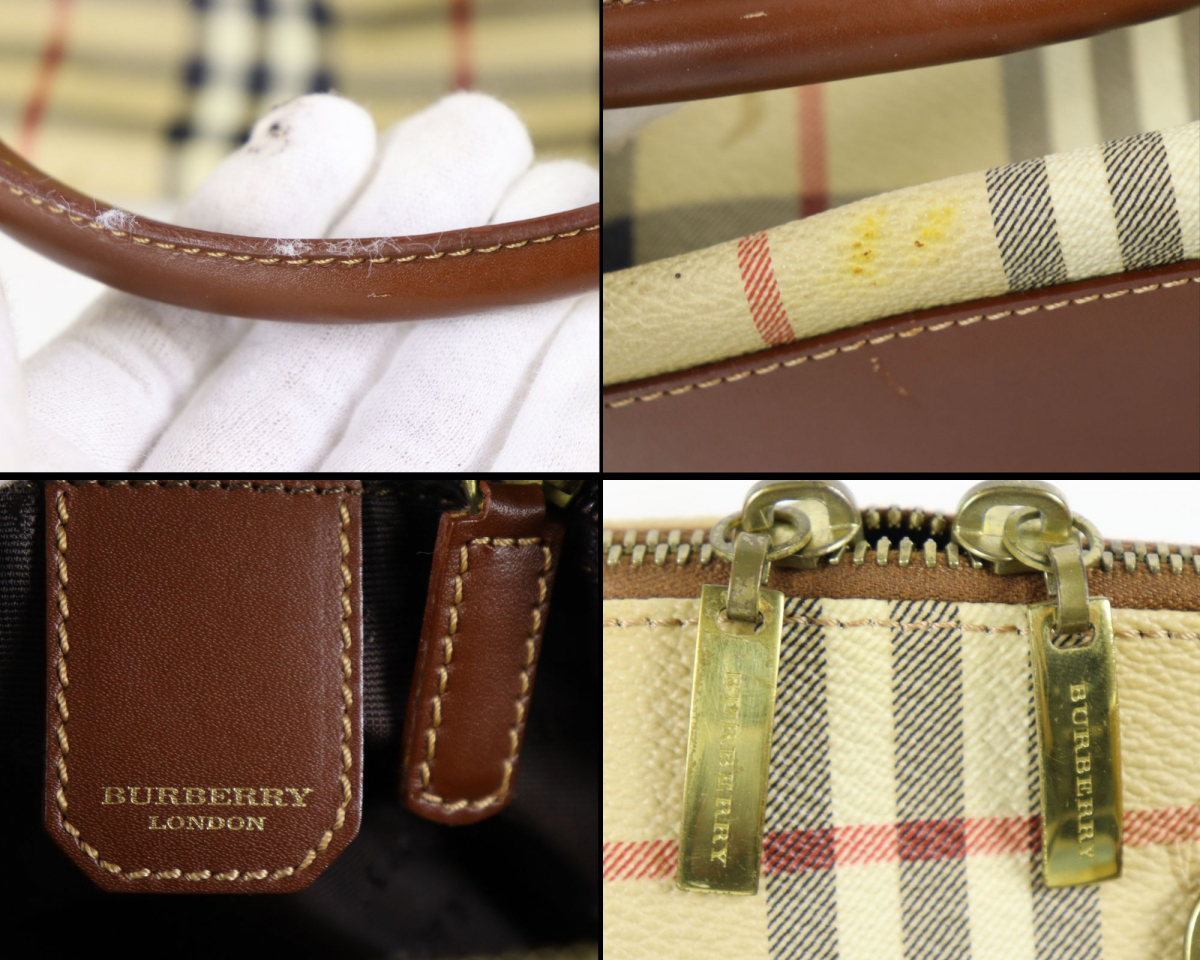 バーバリー BURBERRY ノバチェック ハンドバッグ ⁄ - ミニボストン 