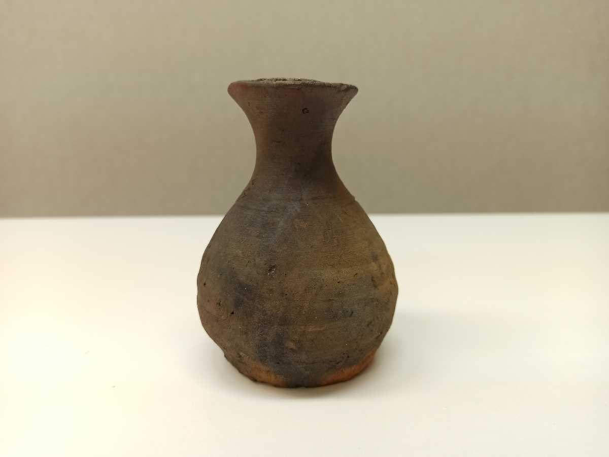 治人間国宝『金城次郎』作 壷屋焼 海老魚紋 徳利☆高さ 14.7cm 壷 酒