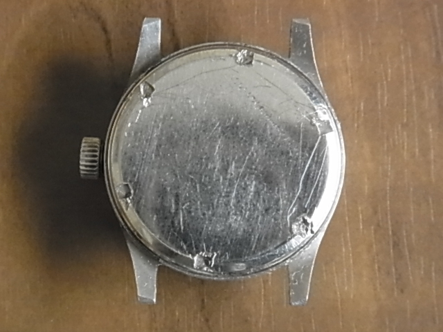 ヴィンテージ　SUPERIOR (NOVELTI WATCH Co) 17石スイス製手巻き　ブラックダイヤル　ミリタリー風２４時間表示 - Vintage The Buy in .A029VE.01