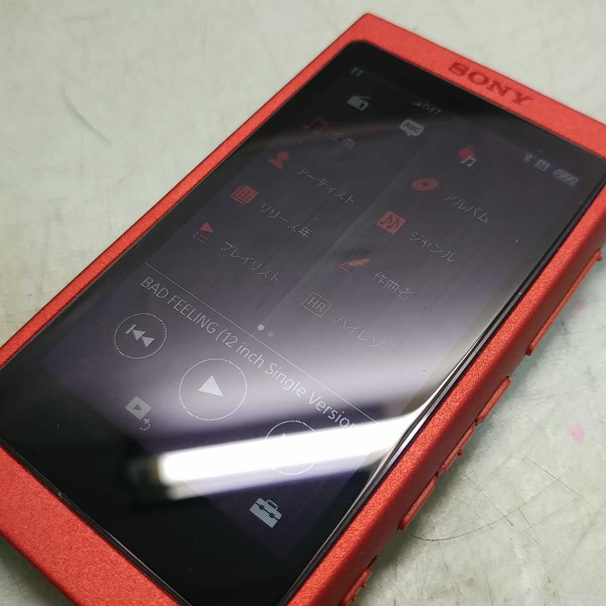 【極美品】SONY ソニー ウォークマン NW-A35 レッド 16GB 純正品 SONY/ソニー WALKMAN/ウォークマン Aシリーズ NW-A35 16GB ハイレゾ