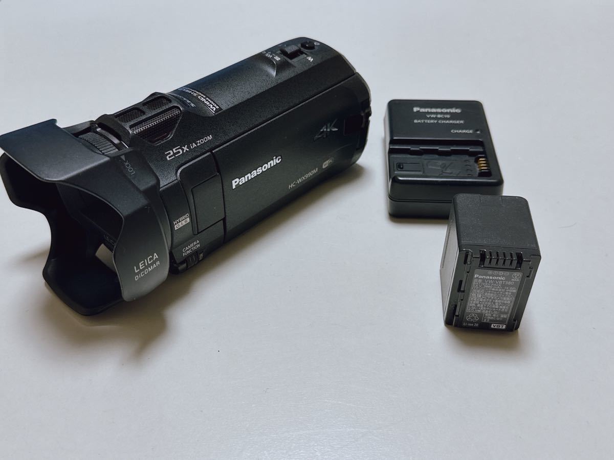 美品 Panasonic パナソニック 4Kビデオカメラ HC-WX990M