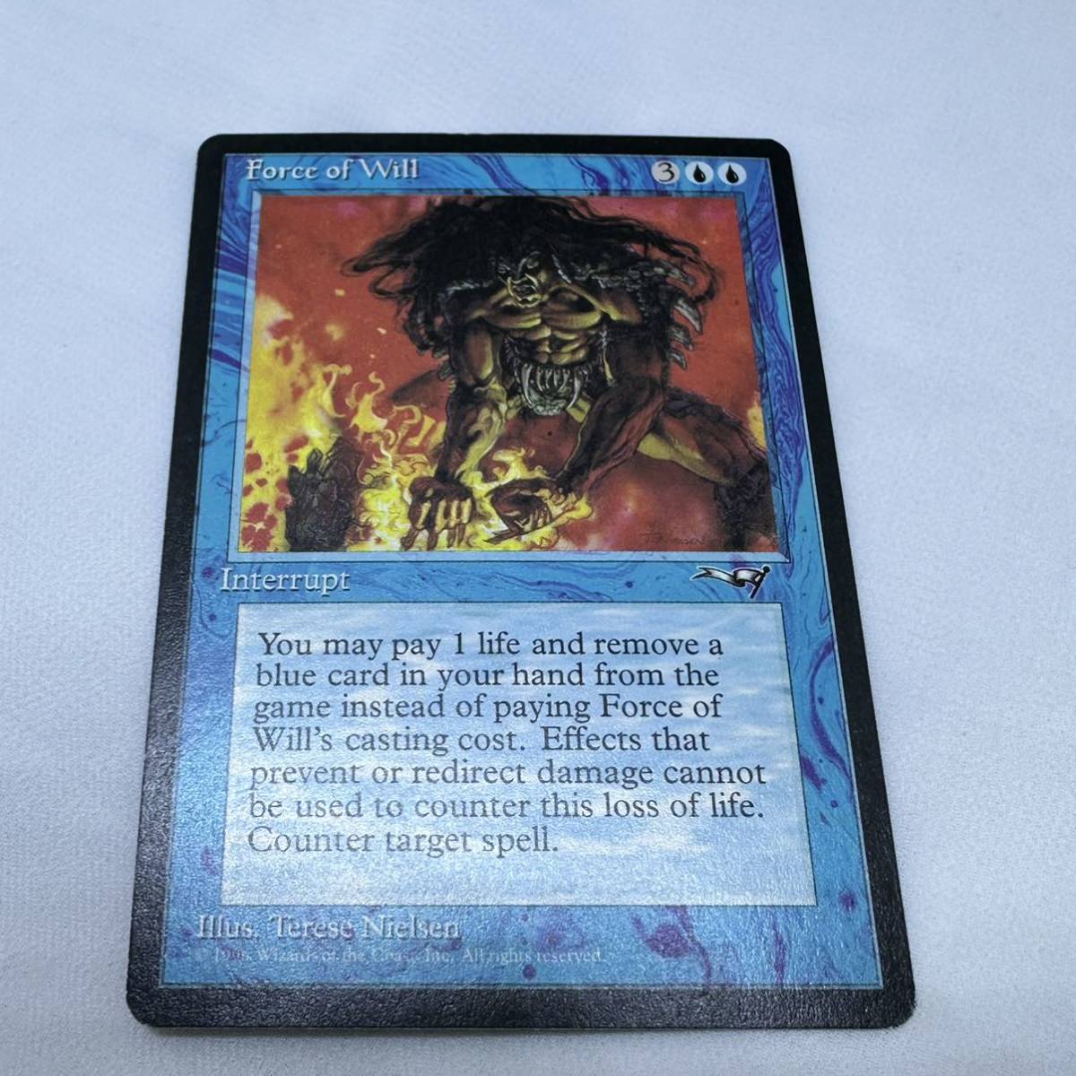 MTG Force of Will 英語版④ 意志の力 旧枠 FOIL 英語 MTG 4枚セット r