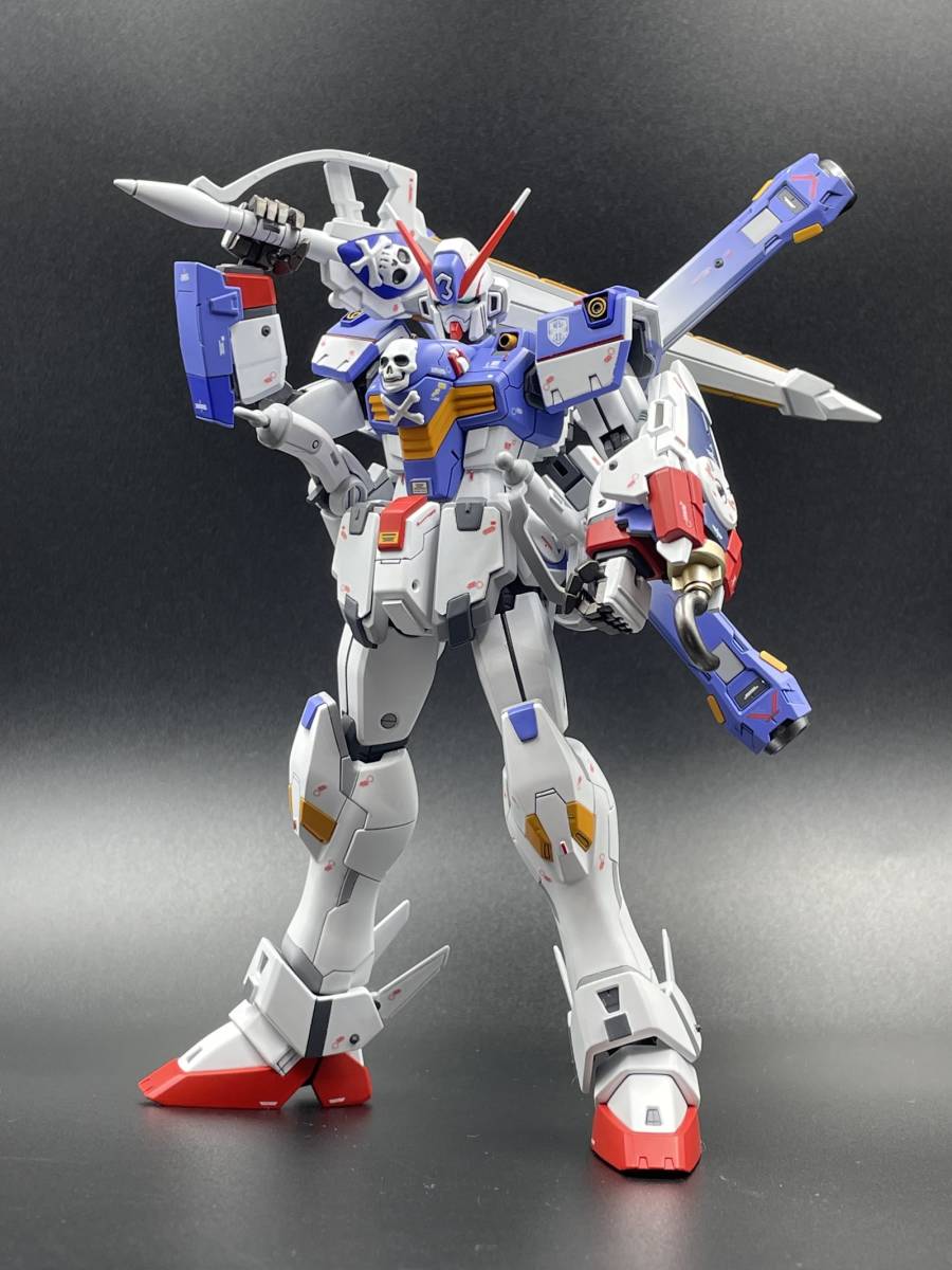 MG 1/100 クロスボーンガンダム X3/パッチワーク、改造改修、全塗装 