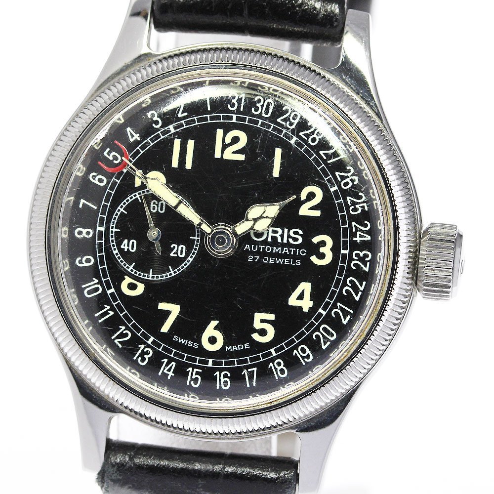 Oris 7462 スモールセコンド ☆訳あり【ORIS】オリス ポインターデイト スモールセコンド 7462 自動