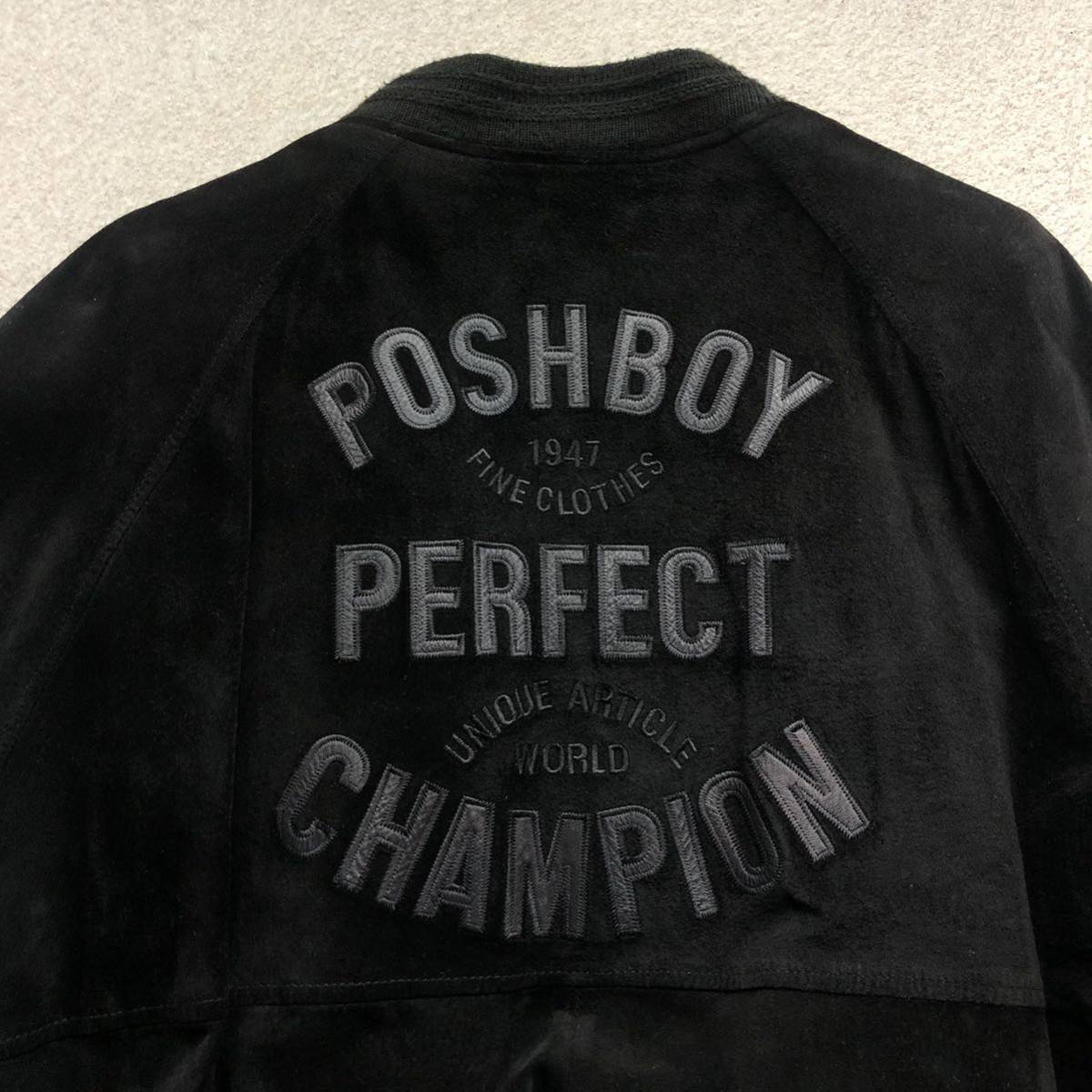 POSH BOY ポッシュボーイ スタジャン 本革 ピッグスキン POSH BOY ポッシュボーイ スタジャン 本革 ピッグスキン