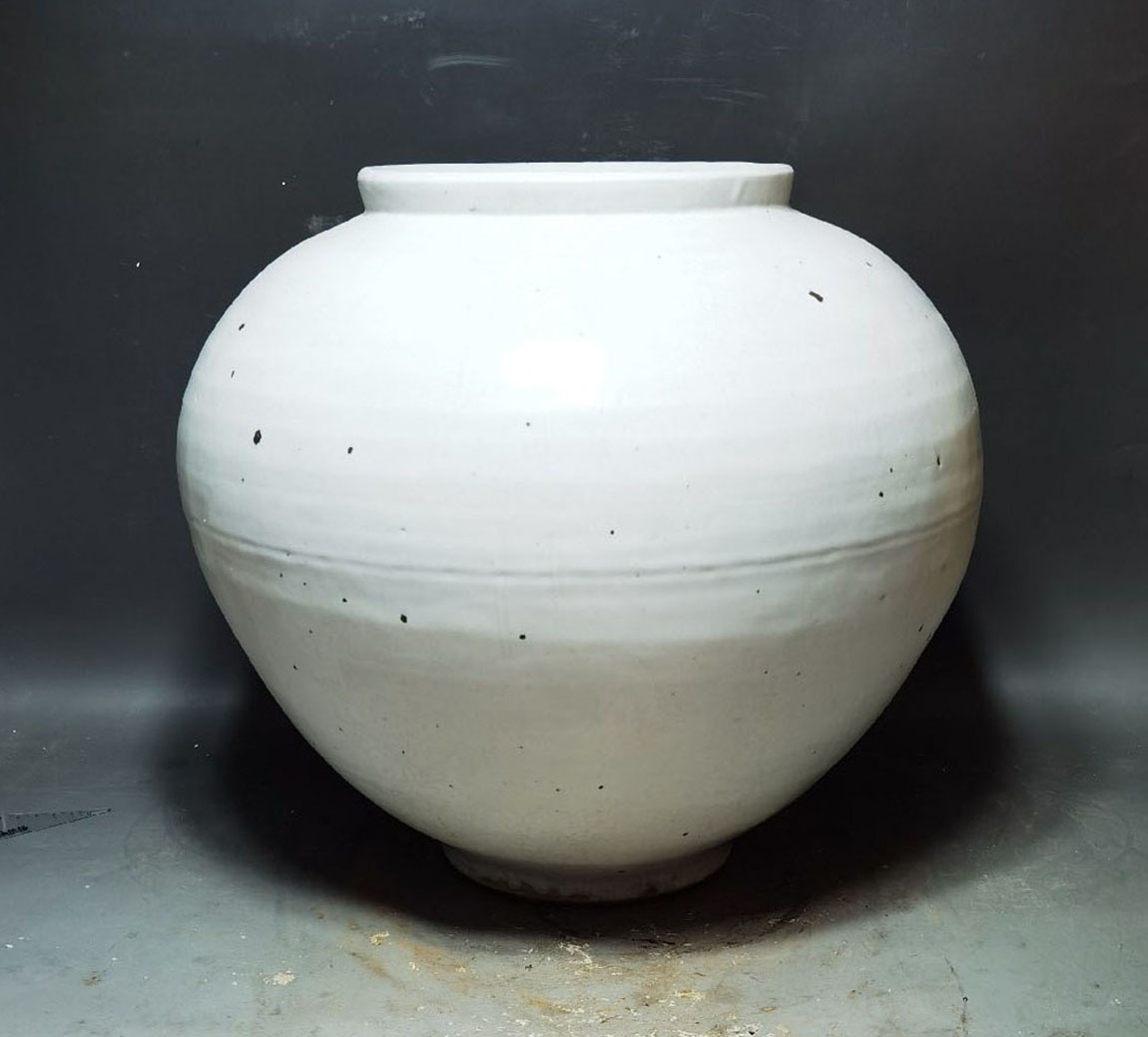 李朝 | CE） 白磁 時代物 入蘆花（ロカニイル） 朝鮮美術 2点 朝鮮 粉