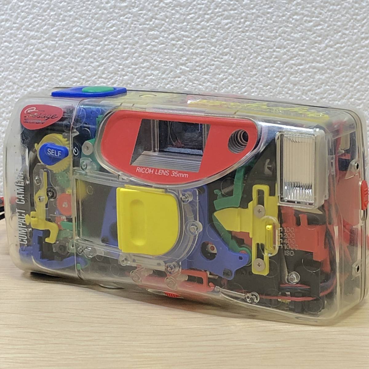 バンダイ BANDAI マイクリスタル mycrystal RICOH LENS 35mm コンパクトカメラ / サビ ジャンク リコー BANDAI マイクリスタル 希少品マイクリスタル コンパクトフィルム カメラ