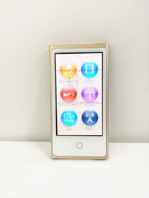 美品】iPod nano 第7世代 ゴールド GOLD New Apple iPod Nano 7th