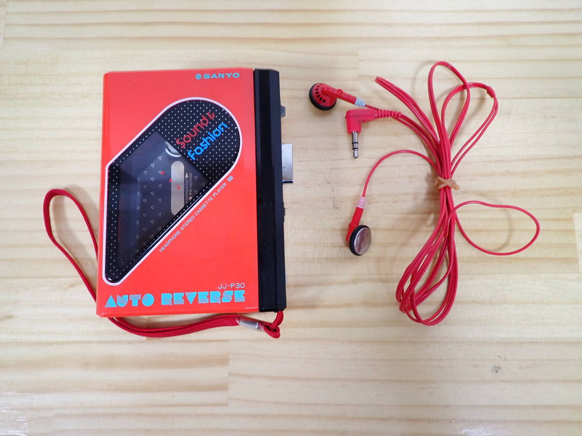 JJ-P30 Sanyo ▷ Portable Cassette Player, Vintage Walkman rare