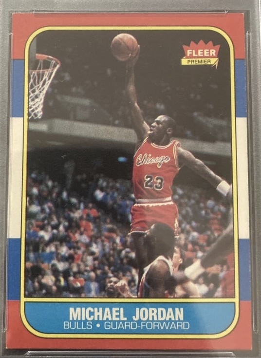 バスケットボール 1986 Fleer Michael Jordan Rookie 1986年 フリー
