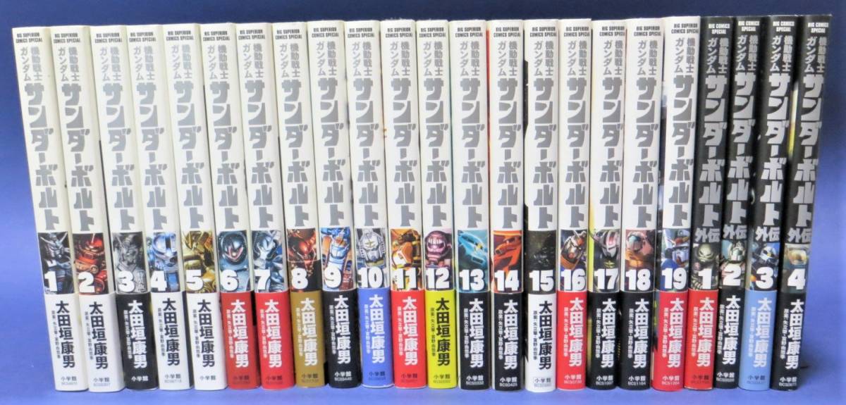 匿名配送 ガンダム サンダーボルト 本編19巻 + 外伝4巻 23冊