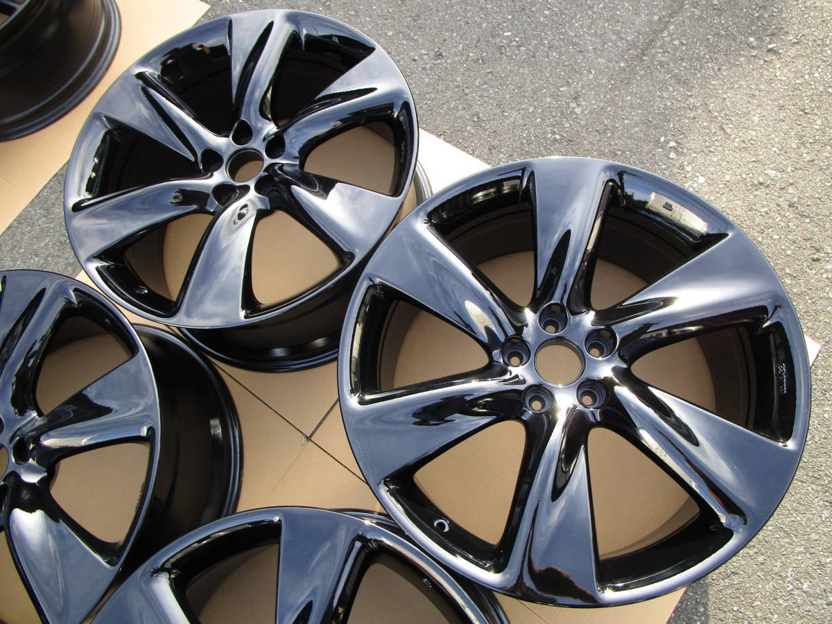 超希少 INFINITI FX50純正 ホイール ポリッシュ加工品 日産 美品 日産 インフィニティ FX50 純正 21インチ 9.5J +50 PCD114.3 黒