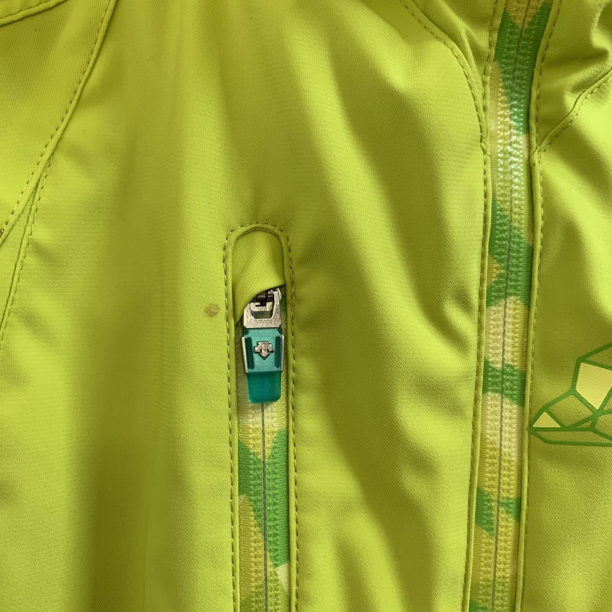 DESCENTE デサントスキーウェア M イエロー 黄色 上位モデル