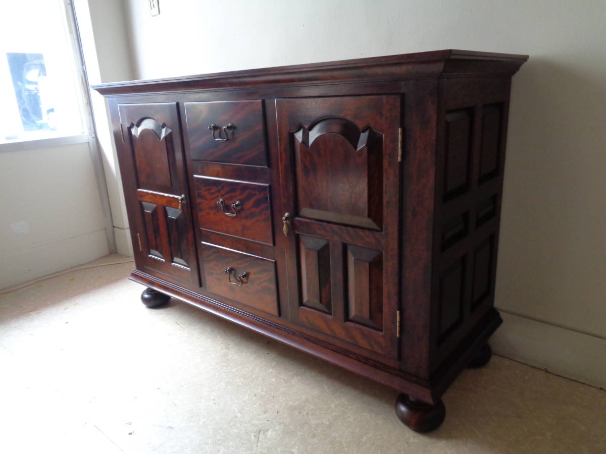 松本民芸家具 A型 サイドボード リビングボード キャビネット ボール