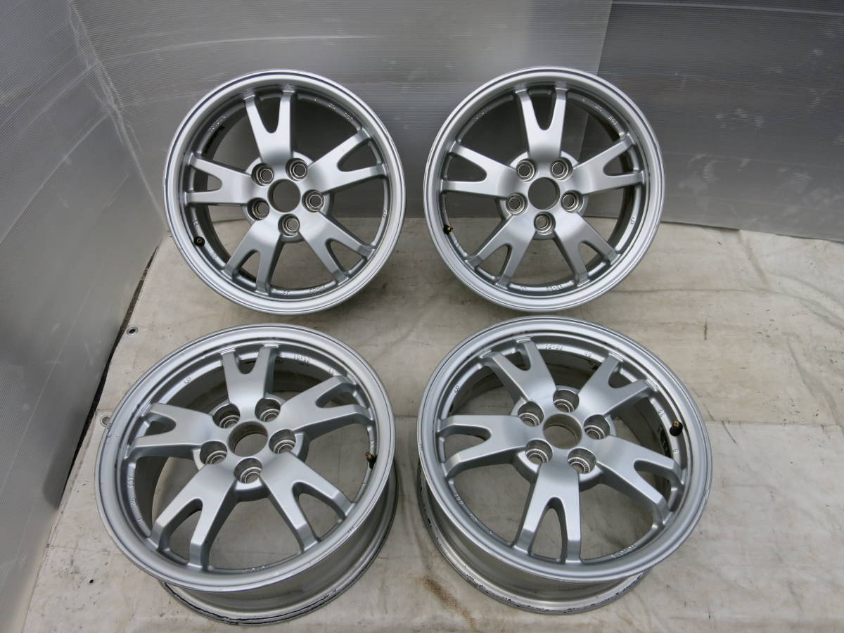【TOYOTAプリウス30純正15インチAW4本！！】15×6J　5H/100オフ（インセット）45　ハブ径約55◆売り切り