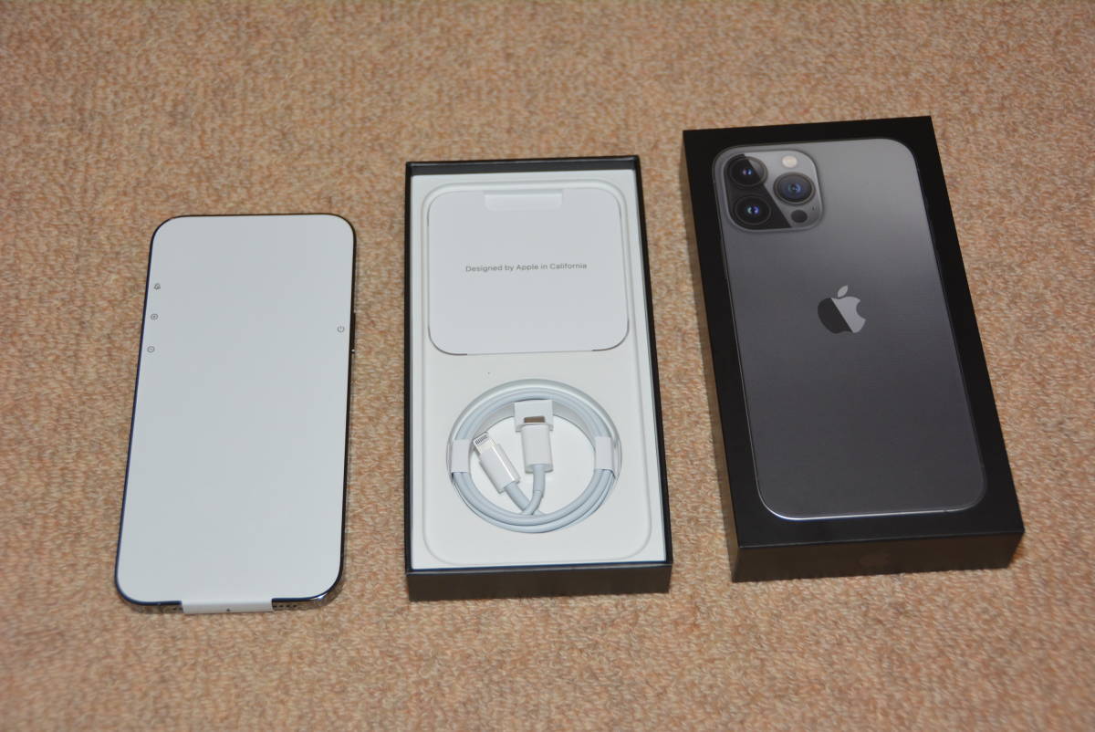 Apple アップル iPhone 13 Pro Max 256GB グラファイト MLJ83J/A SIMフリー 開封済み　未使用品♪ Pro 0 iPhone – Support WatchにiPad