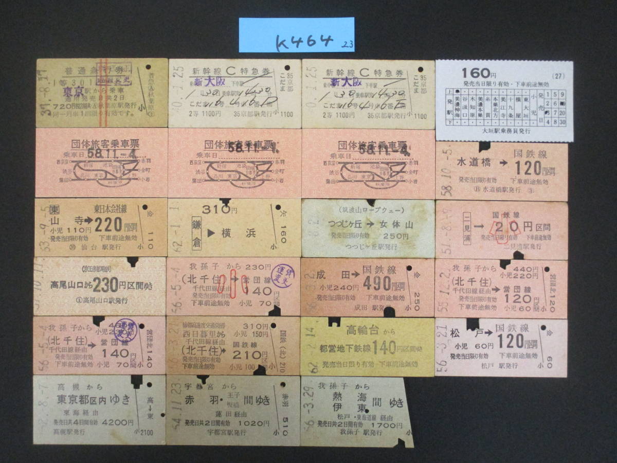 国鉄硬券急行券類 ☆ CHIKA TOKU」一日乗車券特典ガイド 令和6年6月6日