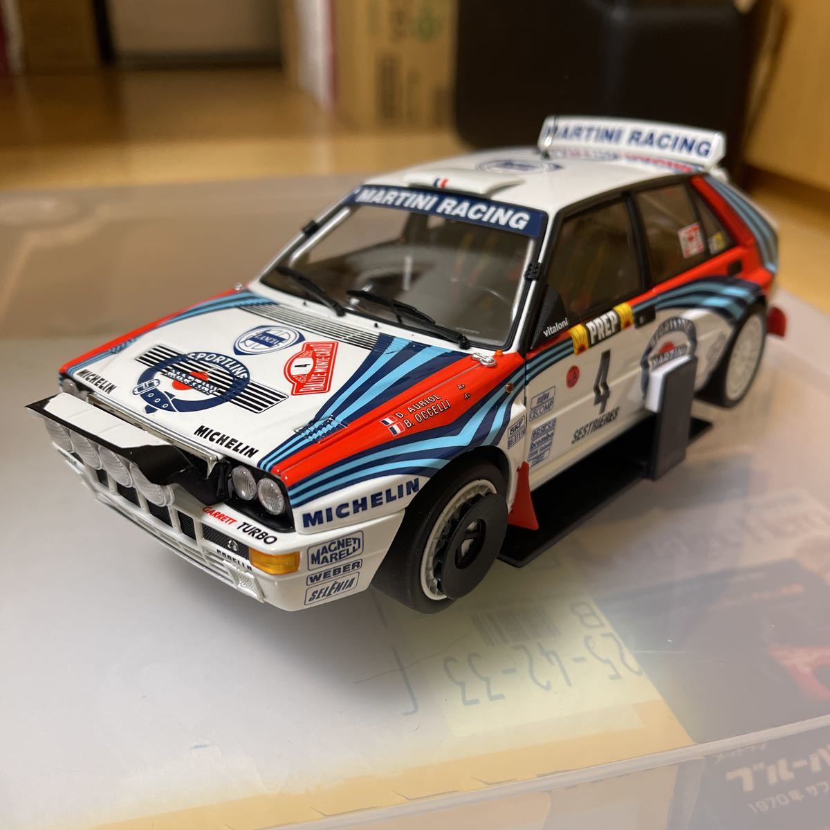 京商 1/18 ランチア デルタ HF インテグラーレ 1992 モンテカルロ 