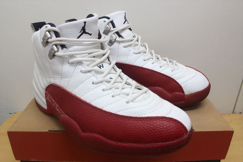 鑑賞用 着用不可 NIKE AIR JORDAN 12 OG ORIGINAL CHERRY 26.5cm 