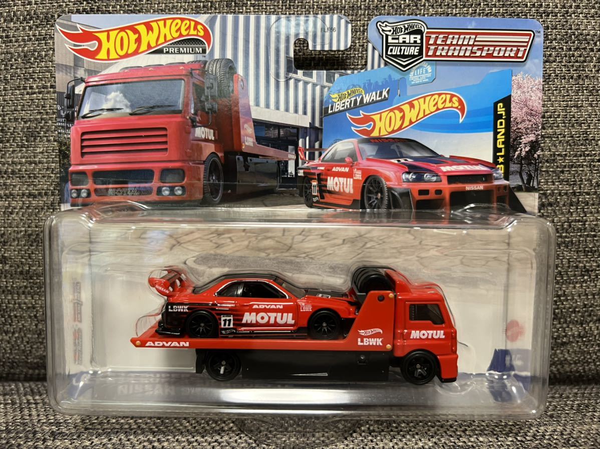 ホットウィール LB-ER34 チームトランスポート スカイライン Wheels