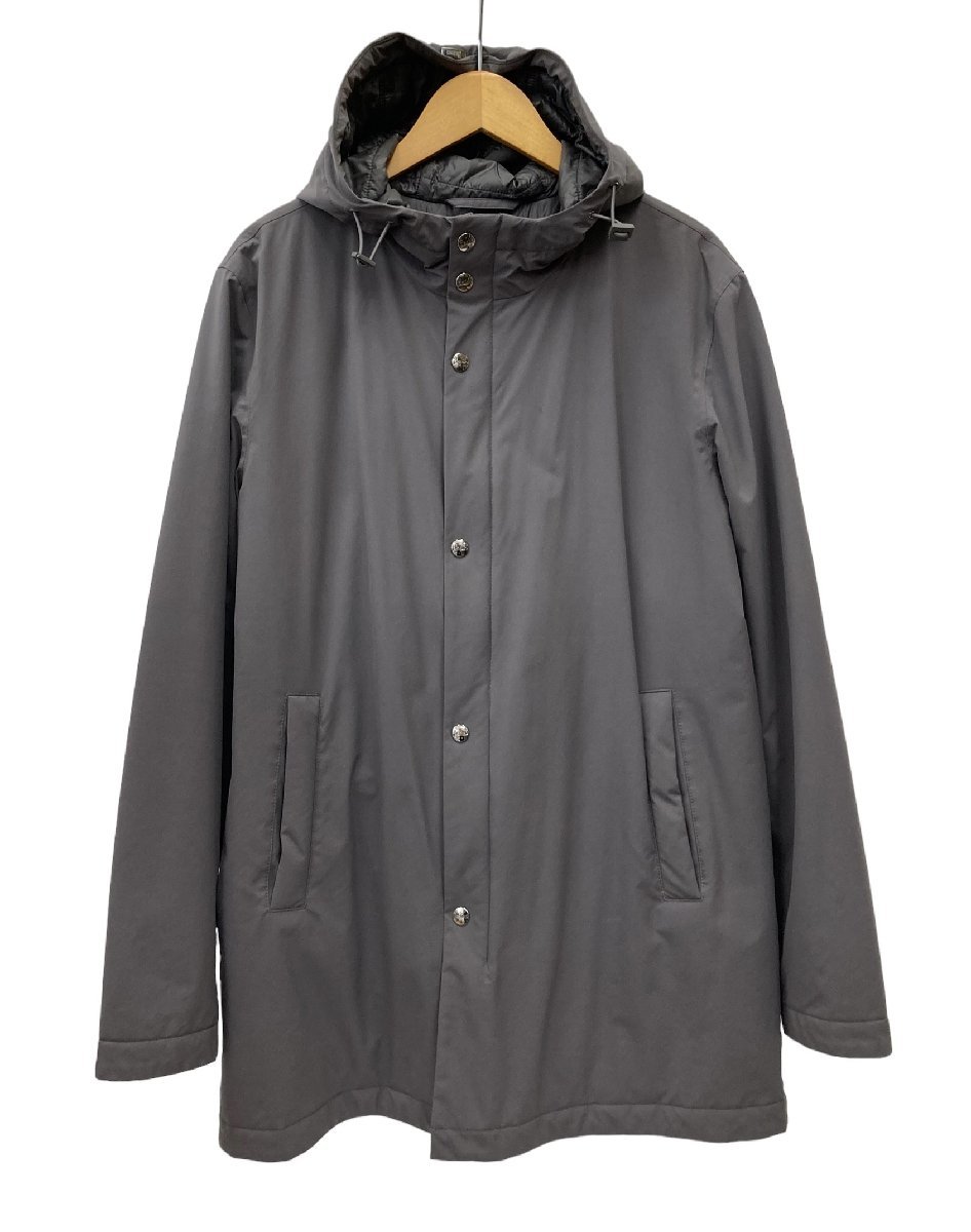 HERNO ヘルノ HERNO RESORT ヘルノリゾート 中綿入りフード付き トラベルジャケット トラベルパック GC005UR 9480 グレー メンズ/027