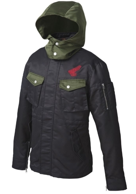 ☆★【新品・ホンダ正規品】YOSHIDA ROBERTO×HONDA夢のコラボ♪ ミリタリージャケット ブラック L ★バイク ライディング ジャケット ★☆