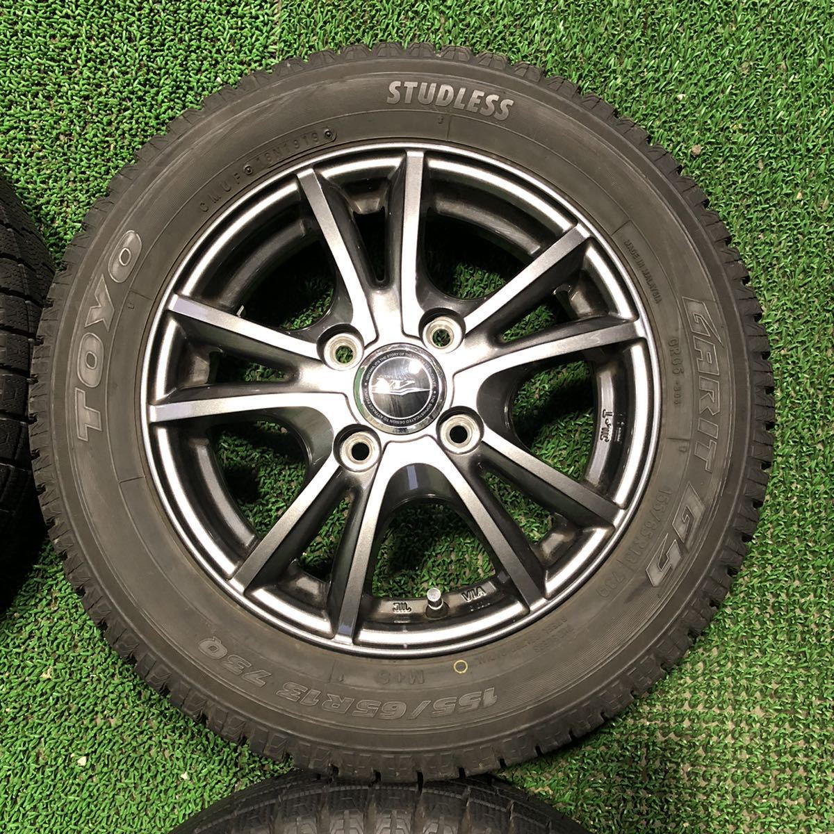GARIT 155／65R13（ブランドトーヨータイヤ）（スタッドレス TOYO 