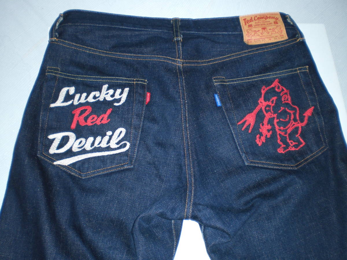 ジーンズ「TEDMAN テッドマン Lot.DEVIL伍号」W32インチ デニムパンツ 