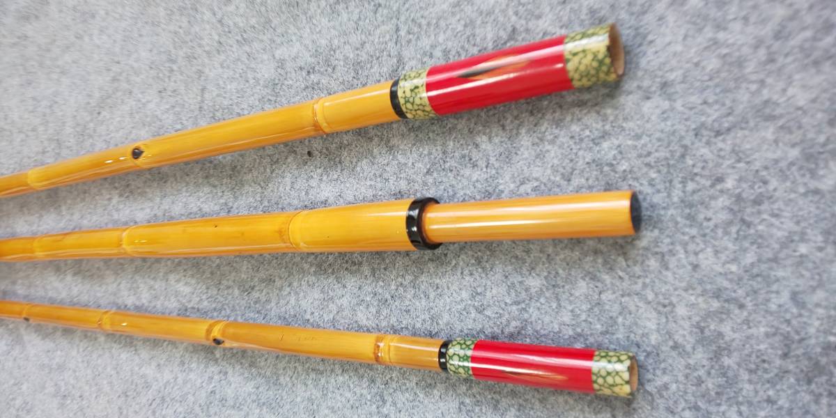 竿春 一門 「竹馬 秘別選」 竿掛け玉の柄(ヘラブナ竿)｜売買された