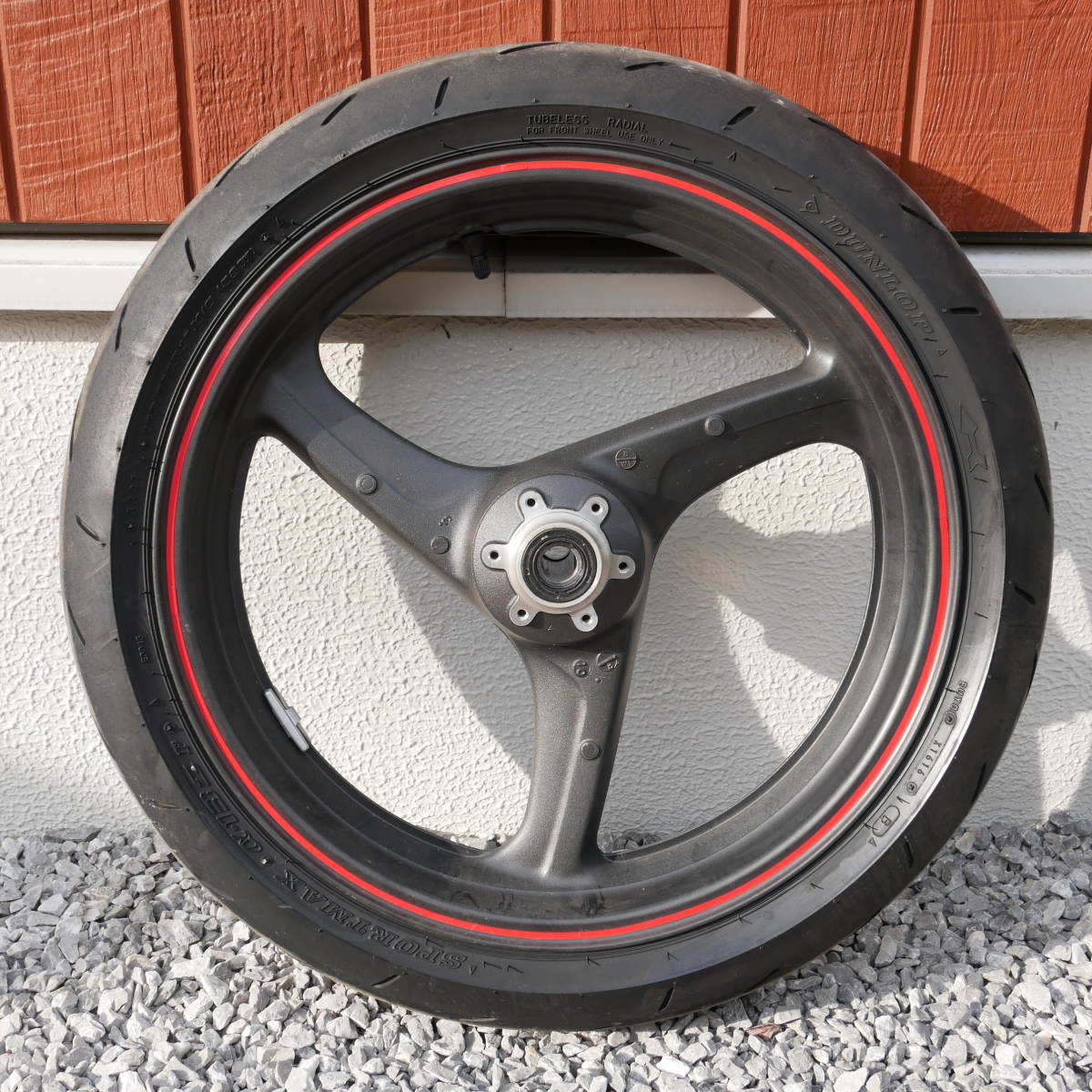 動作OK】ホンダ CB400SF NC39 NC42 純正 フロント ホイール タイヤ 17 
