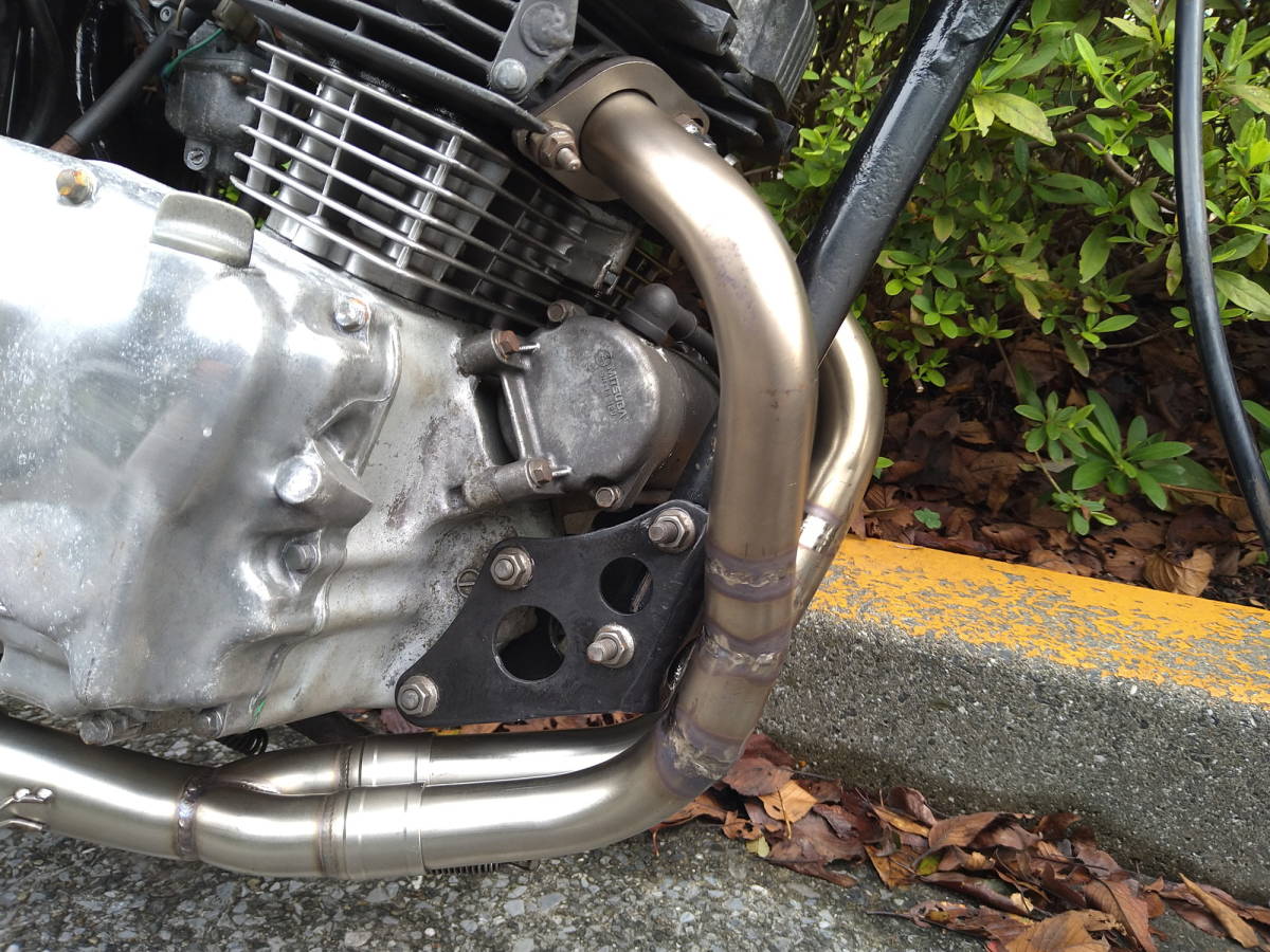CD125T 集合管 集合 マフラー ステンレス アルミサイレンサー cd125