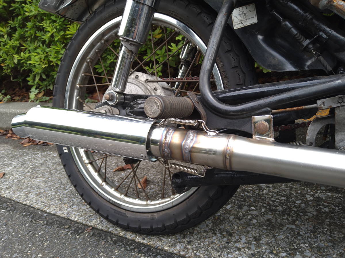 CD125T 集合管 集合 マフラー ステンレス アルミサイレンサー cd125