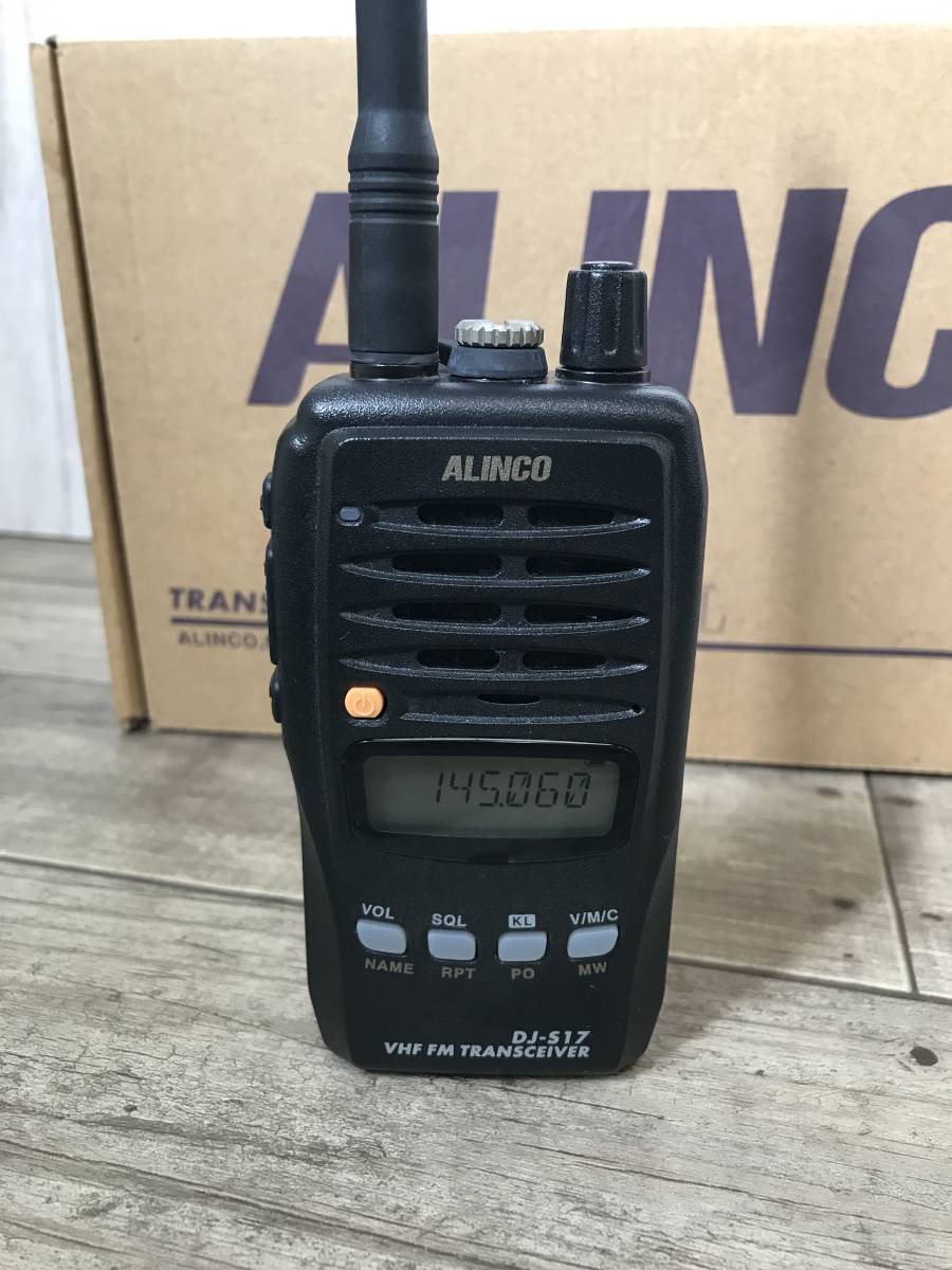 ALINCO DJ-S17 VHF FM TRANSCEIVER ALINCO DJ-S17 Alinco still in Type
