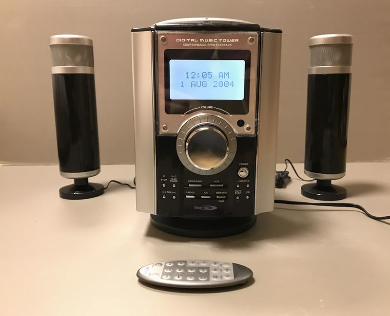 ★Bearmax・べアマックス・CDプレーヤー・DIGITAL・music・TOWER・クマザキエイム・リモコン付・動作確認★