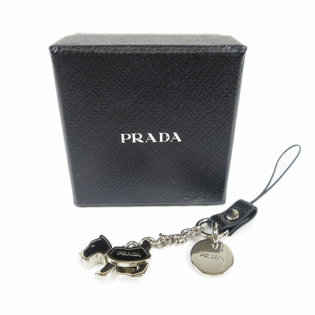 プラダ PRADA ドッグ キーホルダー イヌ 犬モチーフ 可動式 ストラップ