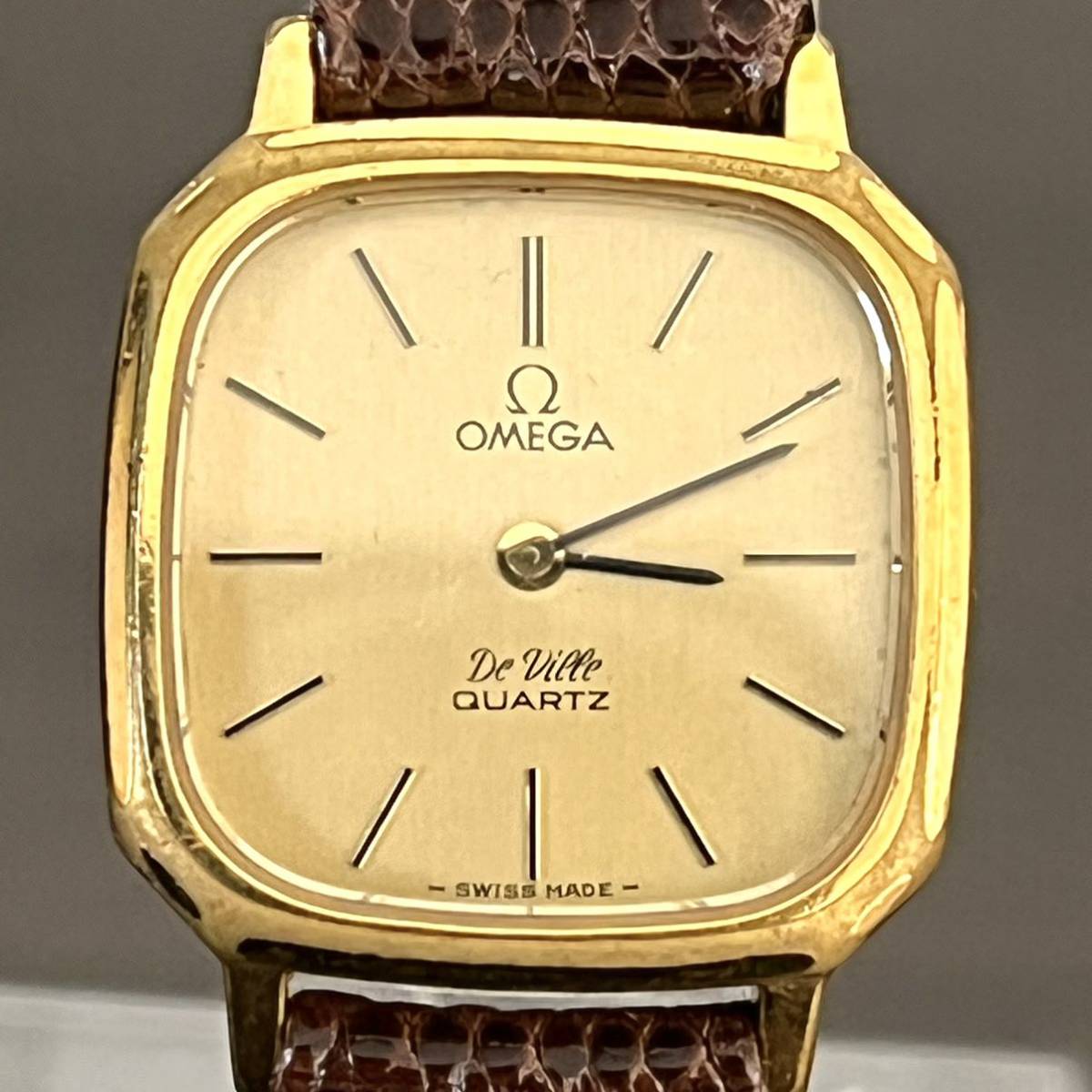 オメガ デビル OMEGA 手巻き 1円〜 De QZ 腕時計 Ville クォーツ 
