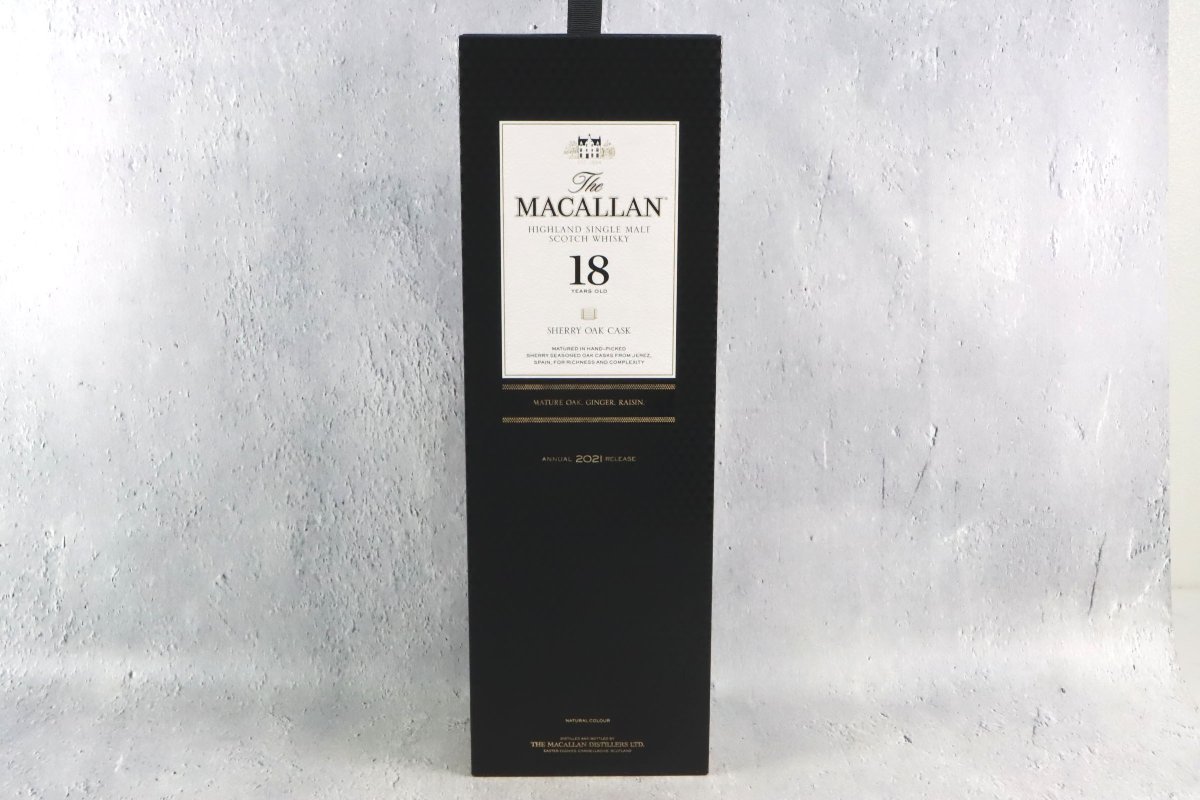 希少 未開栓 THE MACALLAN 18 YEARS 2021 SCOTCH WHISKY 43% 700ml