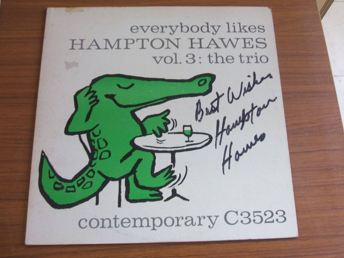 【新作入荷，100%新品】 輸入US アメリカ 盤 C3523 両溝 MONO/当時物 ジャケットにサイン入り HAMPTON HAWES ハンプトン ホーズ VOL.3 : THE TRIO LP(ジャズ一般)｜売買されたオークション情報、yahooの商品情報をアーカイブ公開 - ジャズ一般