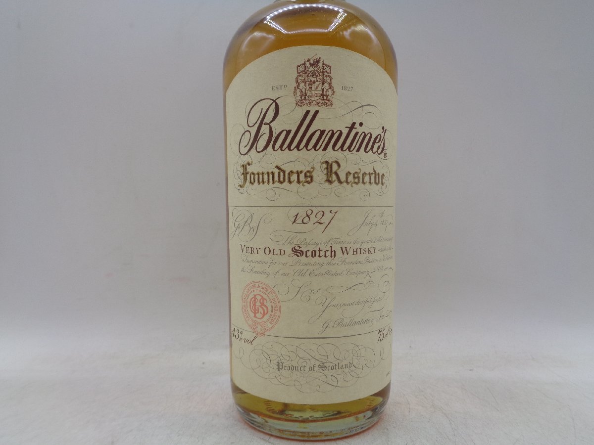 Ballantines Founders Reserve - Irish Whiskey Auctions