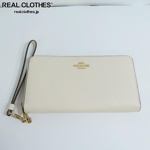 COACH/コーチ ストラップ付ラウンドファスナー 長財布 C3441 /LPL